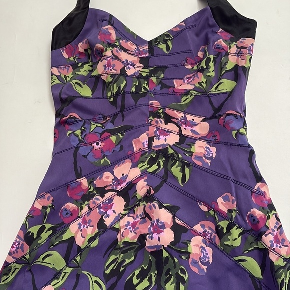 KAREN MILLEN Midi Floral Halter Formal Dress - Picture 6 of 13